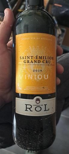 Burdeos Saint-Émilion Gran Cru Grand Cru Château Rol 2018