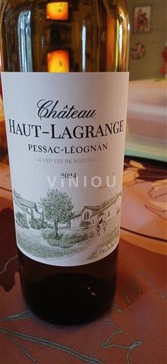 Burdeos Pessac-Léognan Château Haut Lagrange 2024
