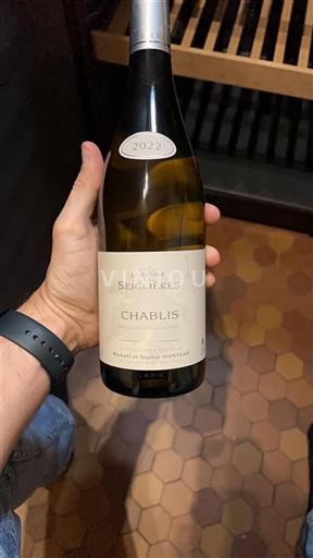 Burgundija Chablis Domaine Des Seiglières 2022