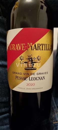 Bordeaux Pessac-Léognan Lagrave-Martillac 2020