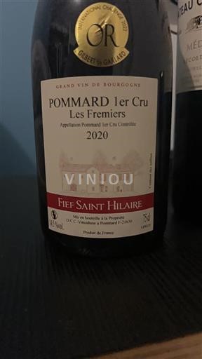 Borgogna Non specificato Premier Cru Fief Saint Hilaire Les Fremiers 2020