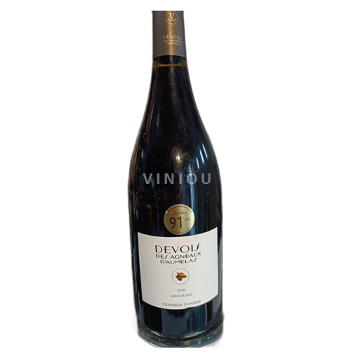 Vin Rouge sec Devois des Agneaux d'Aumelas Vignobles Jeanjean 2018 France Languedoc AOC
