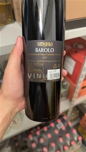 Piamonte Barolo Batasiolo 2017