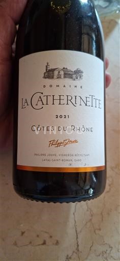 Rhônen laakso Côtes-du-rhône Domaine La Catherinette 2021