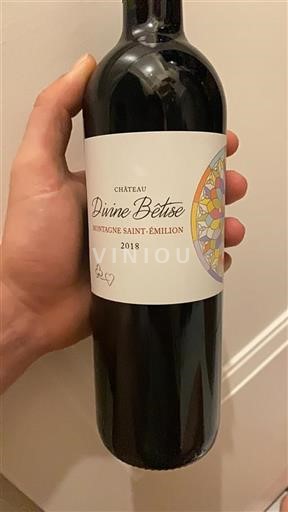 Bordeaux Montagne-Saint-Émilion Château Divine Bêtise 2018