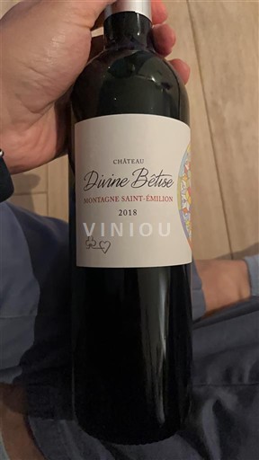Bordeaux Montagne-saint-émilion Château Divine Bêtise 2018
