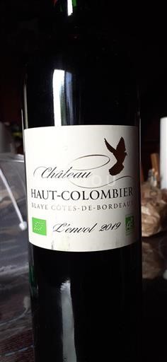 Burdeos Blaye-Côtes de Burdeos Haut-Colombier L'envol 2019