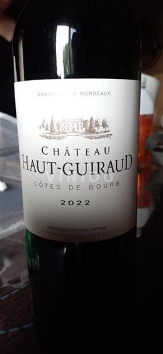 Bordeaux Côtes-de-bourg Château Haut-Guiraud 2022