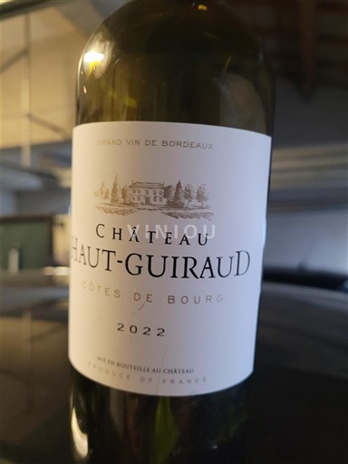 Burdeos Côtes-de-bourg Château Haut-Guiraud 2022