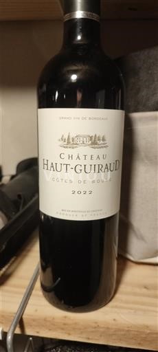 Bordeaux Côtes-de-bourg Château Haut-Guiraud 2022
