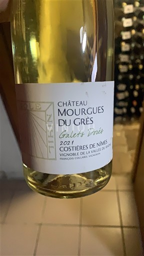 Thung lũng Rhône Costières-de-nîmes Château Mourgues du Grès Galets Dorés 2021