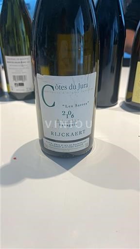 Jura Côtes-du-jura Rijckaert Les Sarres 2016