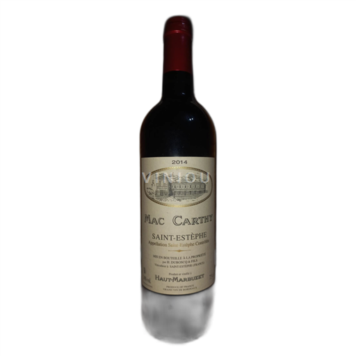 Bordeaux Saint-Estèphe Haut-Marbuzet Mac Carthy 2014