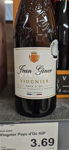 Languedoc-Roussillon Pays d'Oc Jean Giner 2024