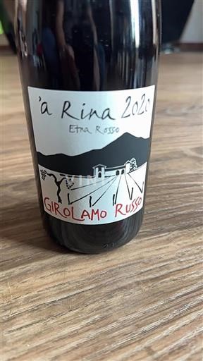 Wines of Sicily Unspecified Girolamo Russo 'a Rina 2020