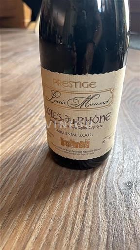Thung lũng Rhône Côtes-du-rhône Louis Mousset Prestige 2001