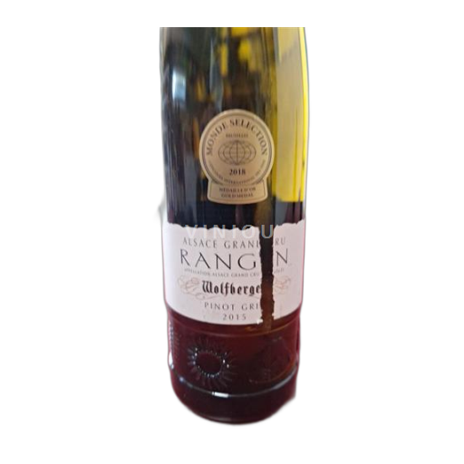 Alsace Pinot gris Grand Cru Wolfberger 2015