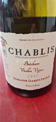 Burgund Chablis Domaine Dampt Frères Bréchain Vieilles Vignes 2017