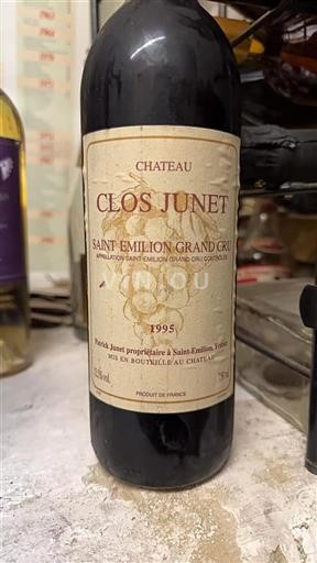 Bordéus Saint-Émilion Grand Cru Château Clos Junet 1995