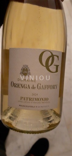 Corsica Patrimonio Domaine Orenga de Gaffory 2024
