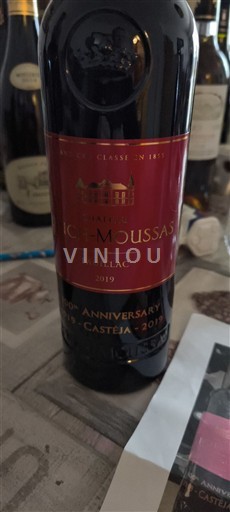 Bordeaux Pauillac Grand Cru Château Lynch-Moussas 2019