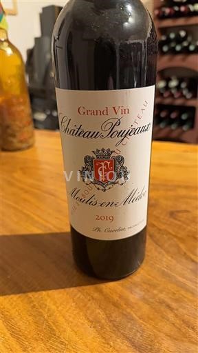 Bordeaux Moulis-en-Médoc Château Poujeaux Grand Vin 2019
