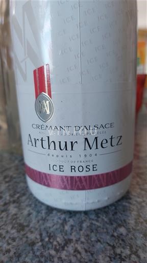 Alsace Crémant d'Alsace Arthur Metz ICE ROSÉ Không niên vụ