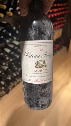 Burdeos Pauillac Château Artigues 1998
