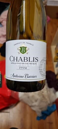 Borgonha Chablis Antoine Barrier 2024