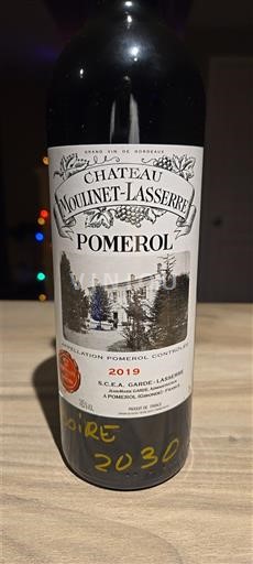 Bordeaux Pomerol Château Moulinet-Lasserre 2019