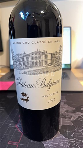 Bordeaux Haut-Médoc Grand Cru Château Belgrave 2022