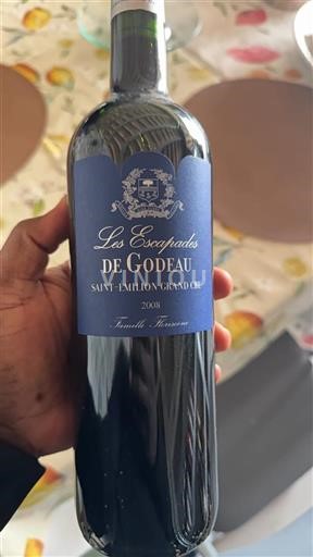 Bordeaux Saint-Émilion Grand Cru Les Escapades de Godeau 2008