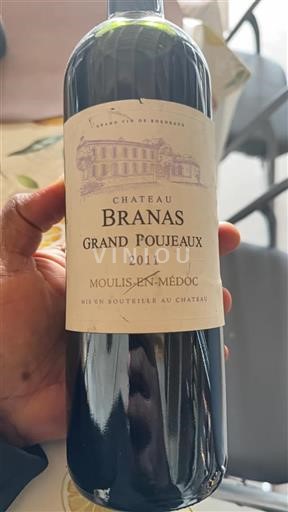 Burdeos Moulis-en-Médoc Château Branas Grand Poujeaux 2011