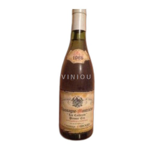 Burgund Chassagne-Montrachet Premier Cru Camille Giroud 1er Cru Les Caillerets 1986