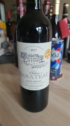 Bordeaux Haut-Médoc Cru Bourgeois Château Barateau 2017