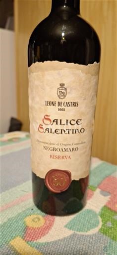 Apulia Wines Salice Salentino Leone de Castris Negroamaro Riserva 2020