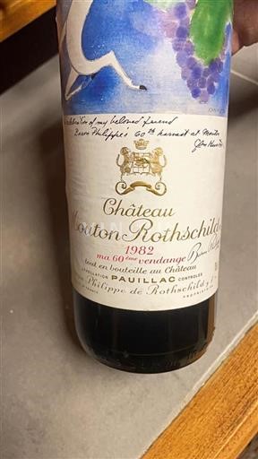 Bordeaux Pauillac Premier Cru Château Mouton Rothschild 1982