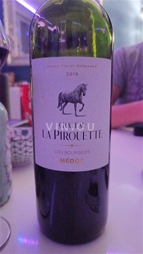 Bordéus Médoc Cru Bourgeois Château La Pirouette 2019