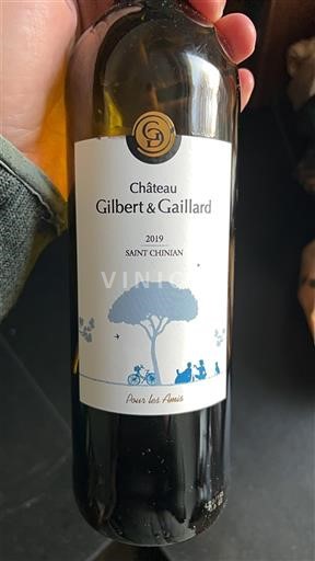 Languedoc Saint-Chinian Château Gilbert & Gaillard Pour les Amis 2019