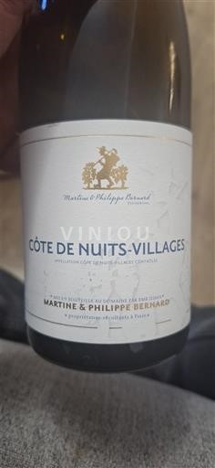 Burgund Côte de Nuits Villages Martine & Philippe Bernard 2018