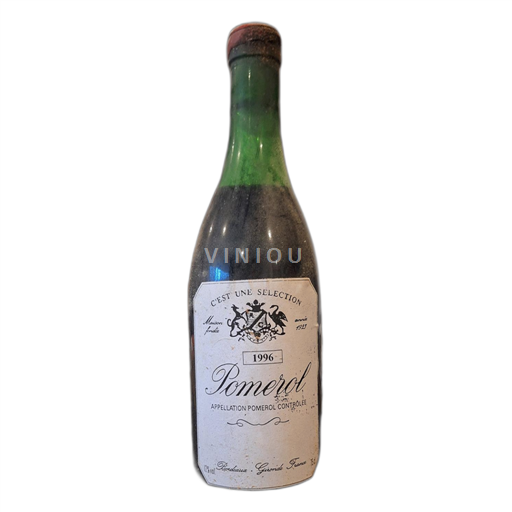 Bordeaux Pomerol Guironde 1996