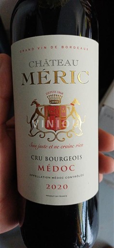Bordeaux Médoc Cru Bourgeois Château Méric 2020