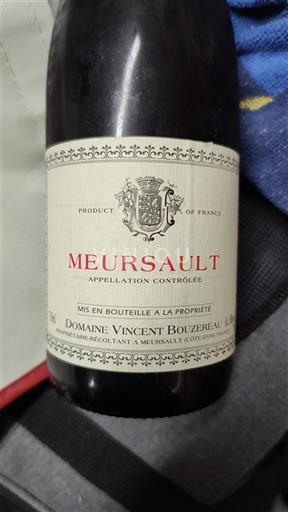 Borgoña Meursault Domaine Vincent Bouzereau 2022