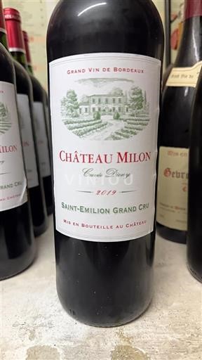 Burdeos Saint-Émilion Gran Cru Grand Cru Château Milon Dionys 2019