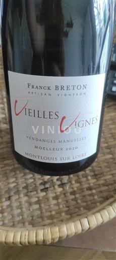 Valle del Loira Montlouis-sur-Loire Franck Breton Vieilles Vignes 2020