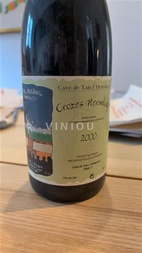 Rhône Valley Crozes-Hermitage Cave de Tain l'Hermitage 2000