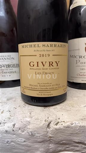 Bourgogne Givry Michel Sarrazin et Fils Les Dracy 2019