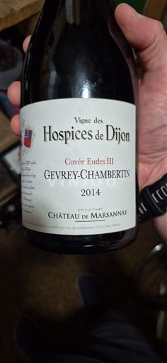 Burgundi Gevrey-Chambertin Château Marsannay Eudes III 2014