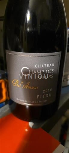 Langvedok Fitou Château Champ des Sœurs Bel Amant 2016
