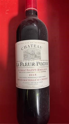 Bordeaux Lussac-saint-émilion Château La Fleur Poitou 2015